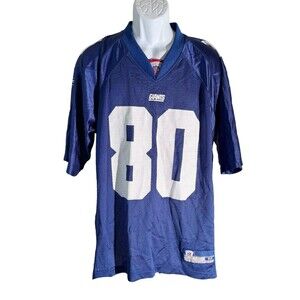 New York Giants JEREMY SHOCKEY #80 Reebok On Field Jersey Size Medium